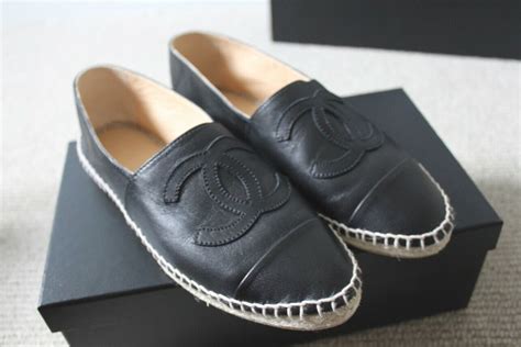 chanel leather espadrilles replica|authentic chanel espadrilles for sale.